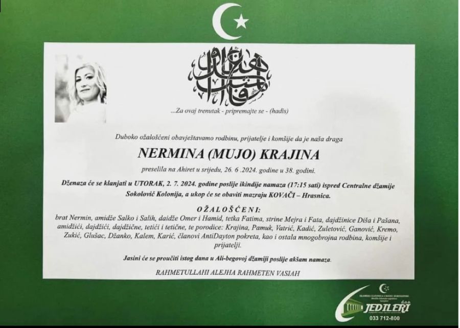 Iza Nermine ostao je samo njen brat koji čuva ovce kako bi prehranio sebe i svoju porodicu