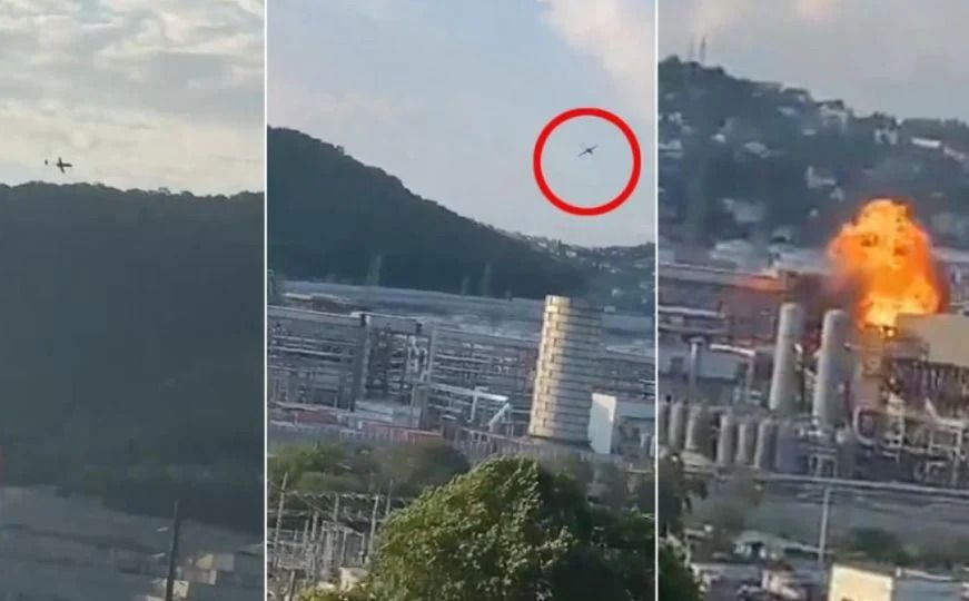 Krhotine bespilotne letjelice koju je oborila Rusija izazvale su požar u rafineriji koji je u međuvremenu lokaliziran            