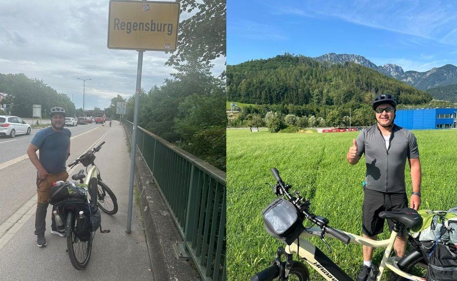 Kako su ranije kazali, kretat će se kroz Austriju, Sloveniju i Hrvatsku do Bosne i Hercegovine