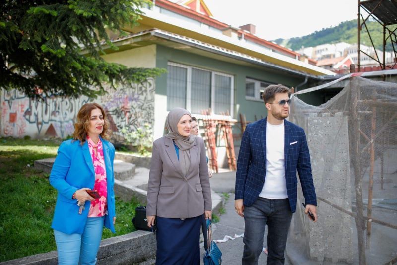 Načelnik Općine Stari Grad Irfan Čengić obišao je i radove na OŠ “Šejh Muhamed ef. Hadžijamaković”