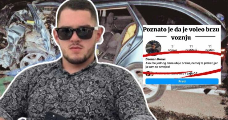 "Ako me jednog dana ubije brzina, nemojte plakati, jer ja sam se smijao!”                                  
