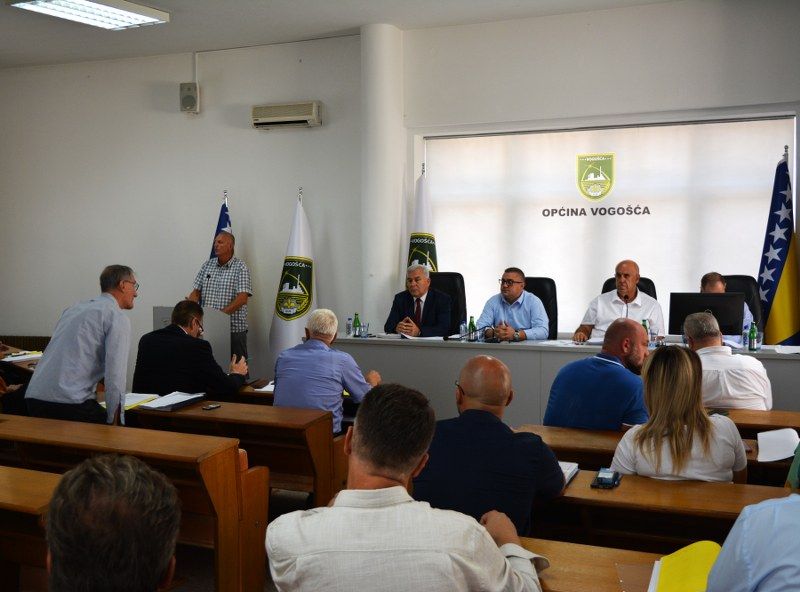 Snimak 39. redovne sjednice Općinskog vijeća Vogošća možete pogledati u programu Televizije Vogošća u subotu 31. avgusta