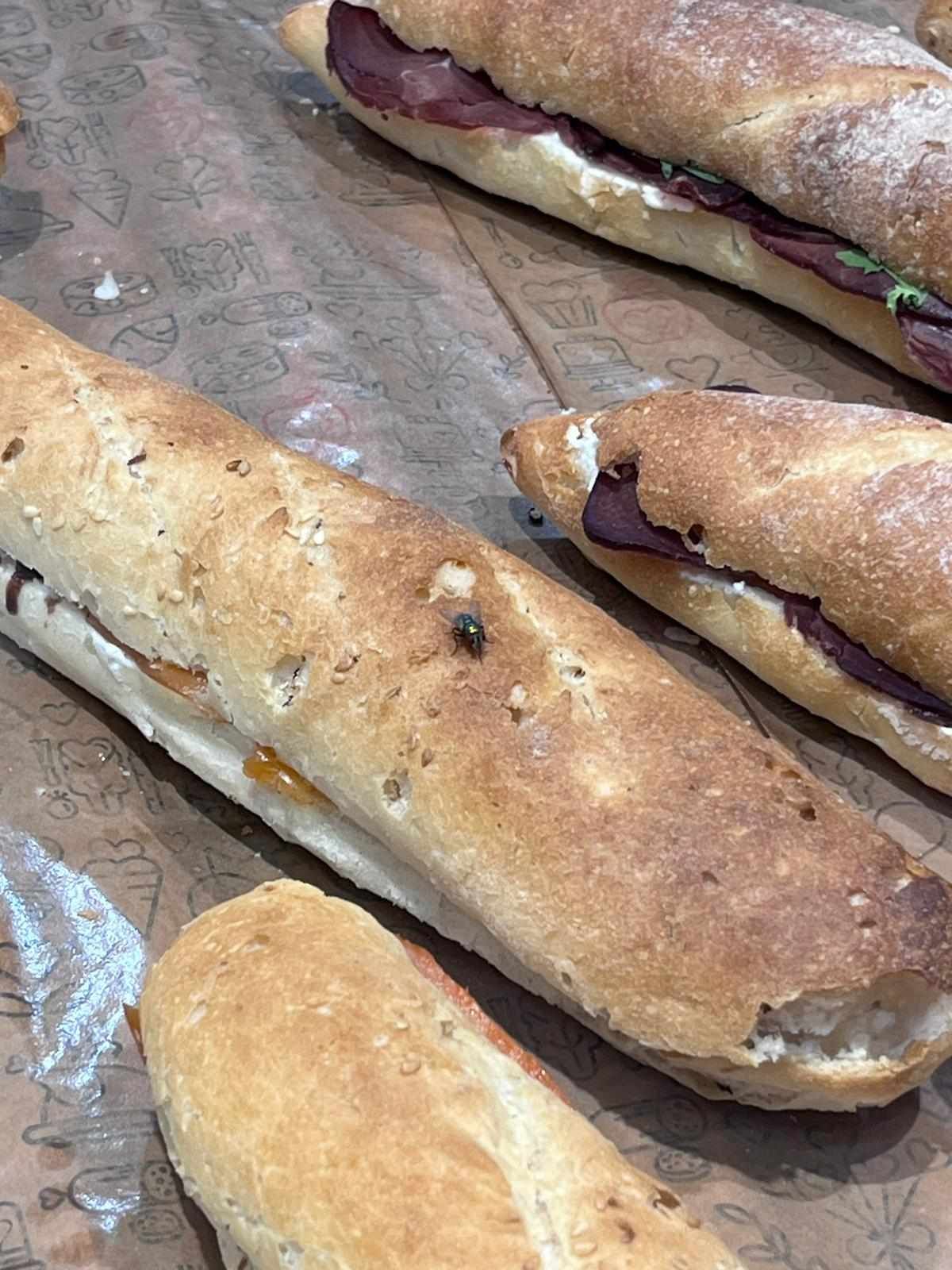 Kupci ogorčeni, šalju nam fotografije: Po sendvičima u Crvenoj Jabuci hodaju muhe!