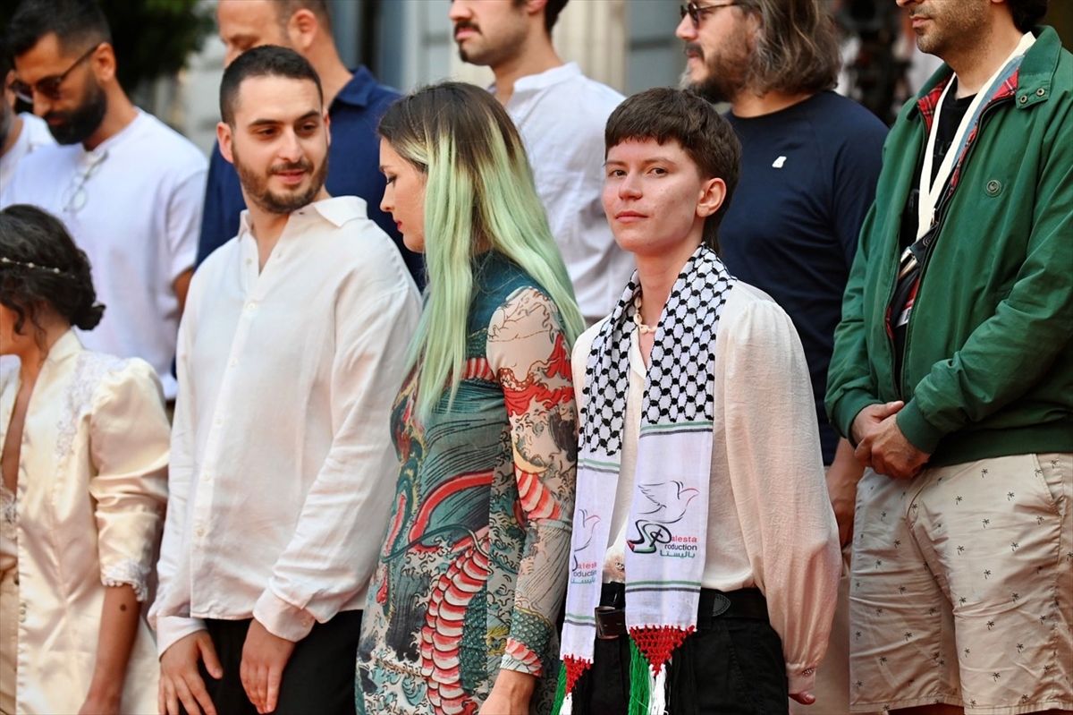 Podrška Palestini na crvenom tepihu Sarajevo Film Festivala