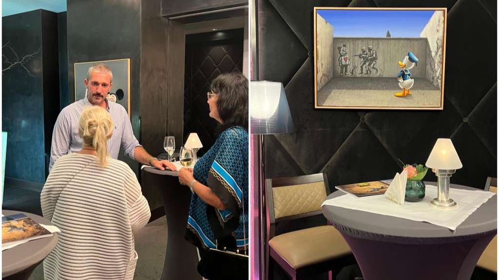 Ovo je druga po redu umjetnikova izložba koja je predstavljena u art-hotelima ove godine
