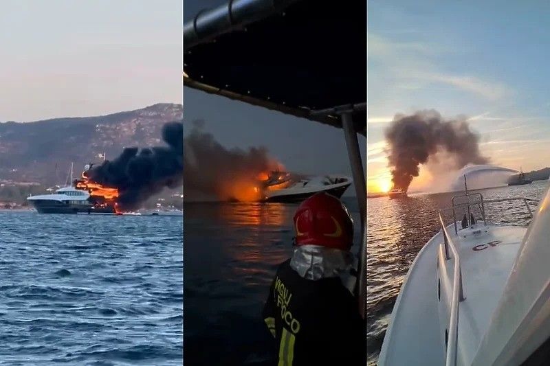 Požar su prvo gasili spasioci s remorkera Mascalzone Scatenato, a zatim i vatrogasci