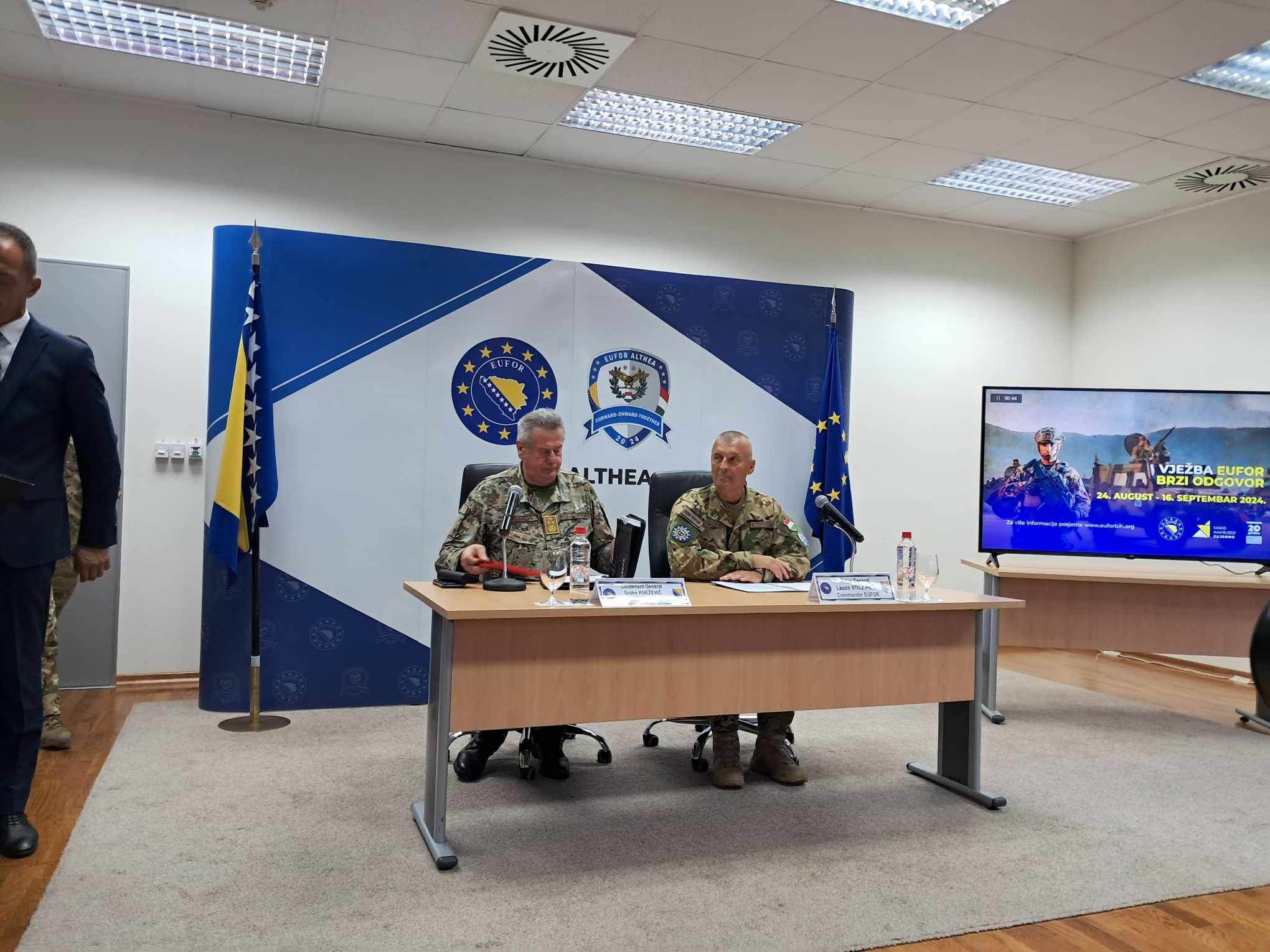 Sticz: Ovogodišnja vježba 'Brzi odgovor' održava se uz podršku Oružanih snaga BiH