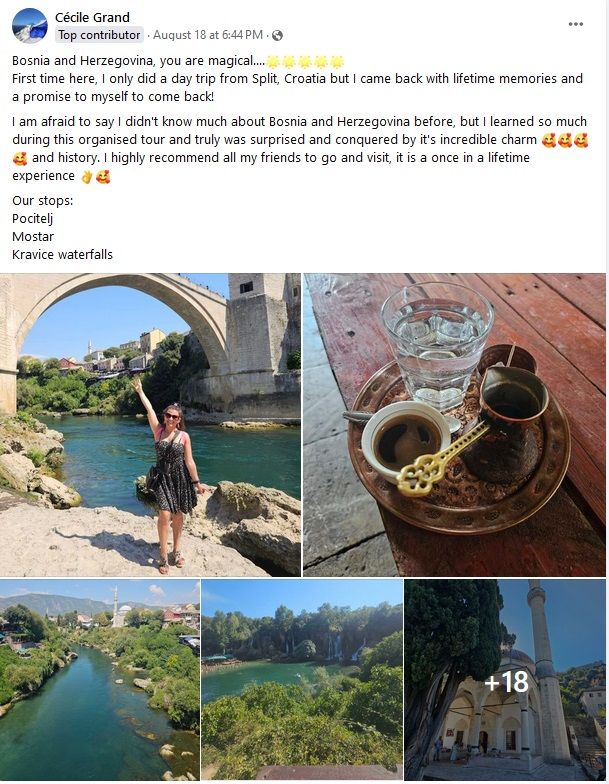 Turisti nakon posjete: BiH je mnogo drugačija od onoga što vidimo na vijestima