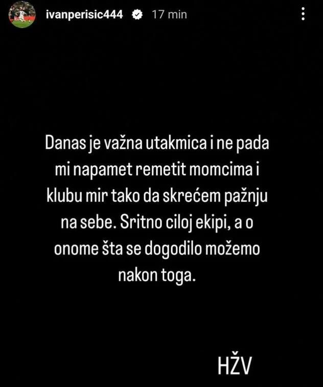 Ne smiruju se strasti: Perišić se oglasio nakon što ga je Gattuso izbacio iz ekipe Hajduka