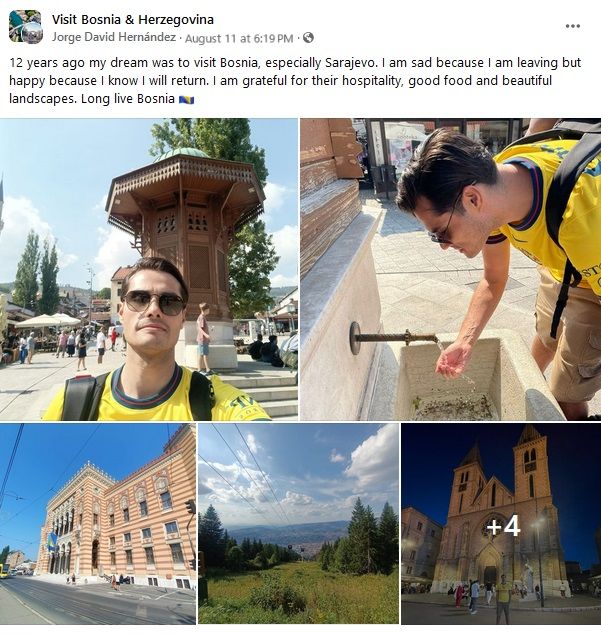 Turisti nakon posjete: BiH je mnogo drugačija od onoga što vidimo na vijestima