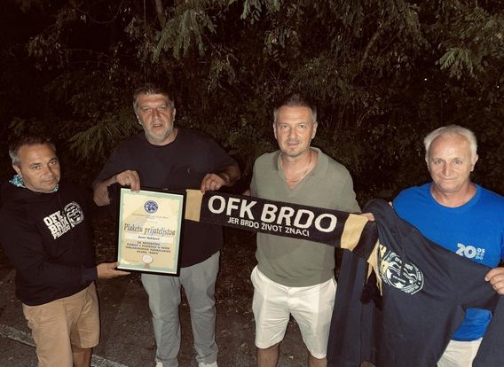 Jedan od glavnih pokretača ovog humanitarnog koncerta je Damir Habibović, koji je tu večer dobio i priznanje od OFK “Brdo“ 