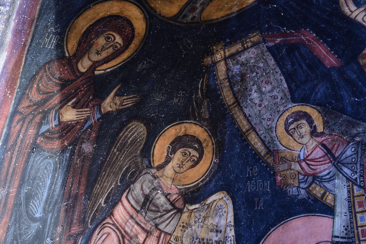Manastir Gumusler privlači pažnju jedinstvenom freskom 'Nasmijana Djevica Marija'