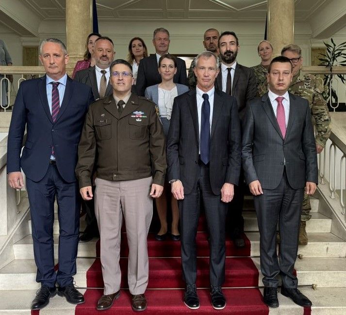 Galić i Goganović s pomoćnikom glavnog tajnika NATO-a za operacije Goffusom
