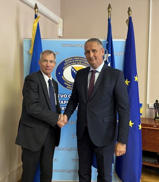 Galić i Goganović s pomoćnikom glavnog tajnika NATO-a za operacije Goffusom