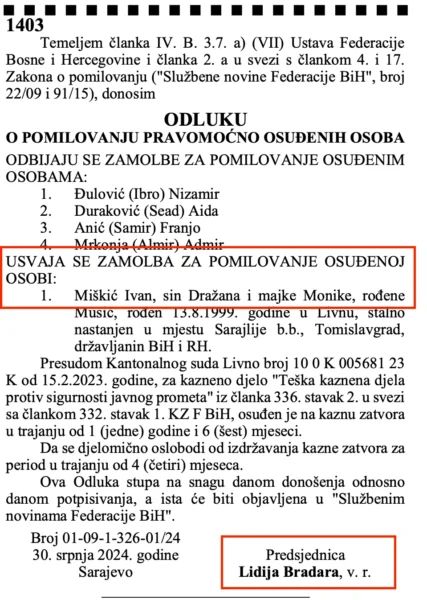 Sramnno! Bradara pomilovala Miškića: Pijan skrivio udes u kojem su poginule dvije osobe