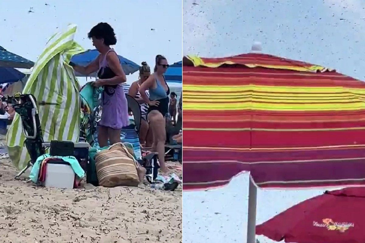 Ovaj neobični događaj sigurno će ostati u sjećanju posjetilaca plaže koji su tog dana doživjeli nešto što se rijetko viđa u svakodnevnom životu