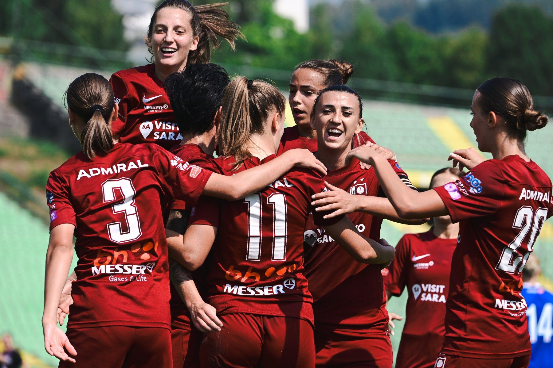 SFK u vodstvo dolazi u 29. minuti preko Alme Krajnić, što je bio i konačan rezultat prvog poluvremena