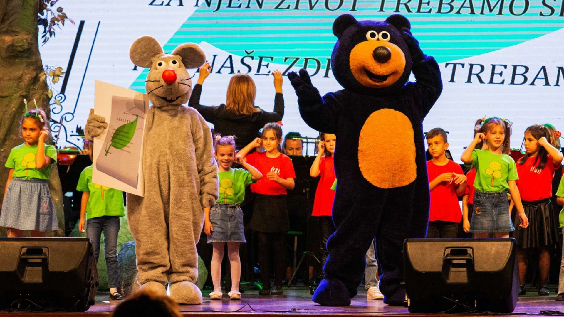 Održana premijera dječije predstave 'Medo i miš za čist okoliš'