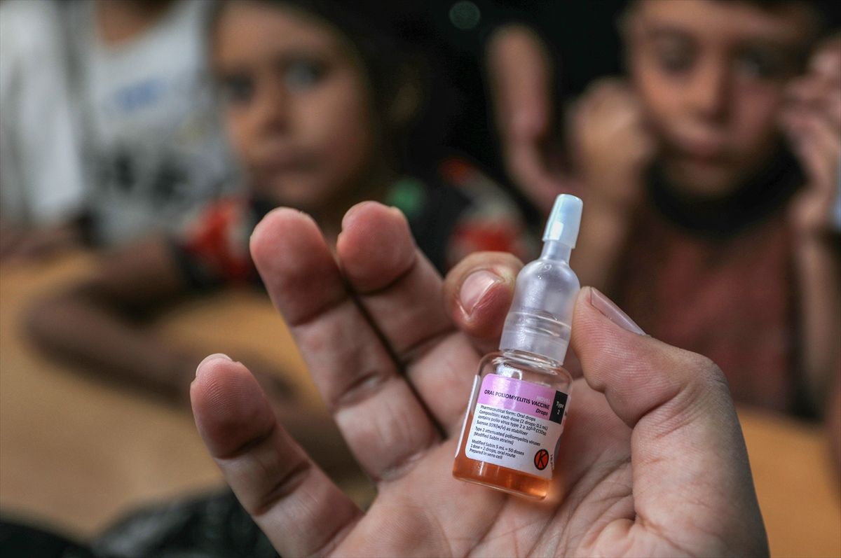  Hiljade Palestinaca pohrlilo je u ove centre da vakcinišu svoju djecu protiv dječje paralize