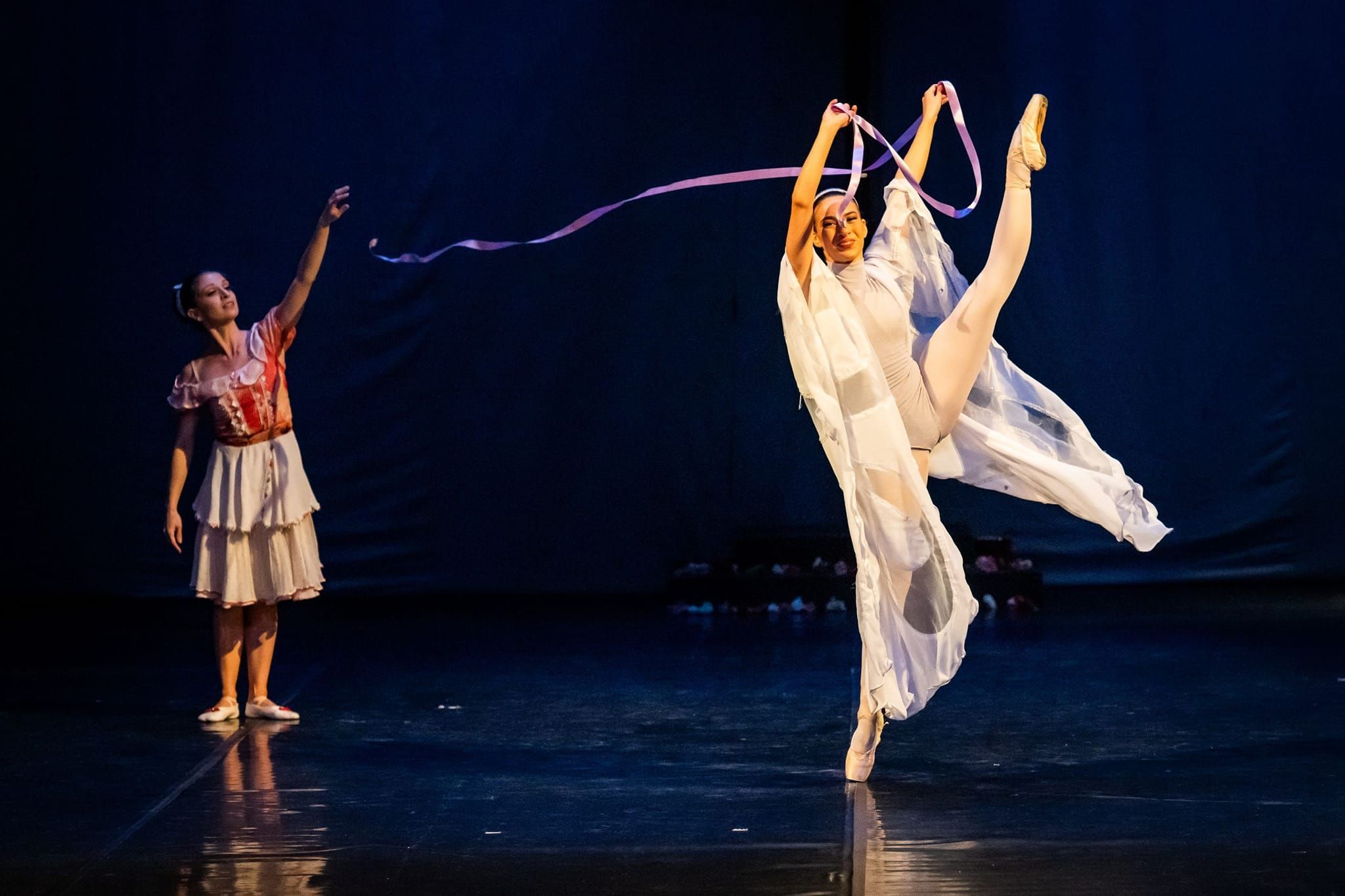 U predstavi je učestvovao ansambl Baleta Narodnog pozorišta Sarajevo i učenice Osnovne muzičke škole “Mladen Pozajić”, odsjek klasičnog baleta.