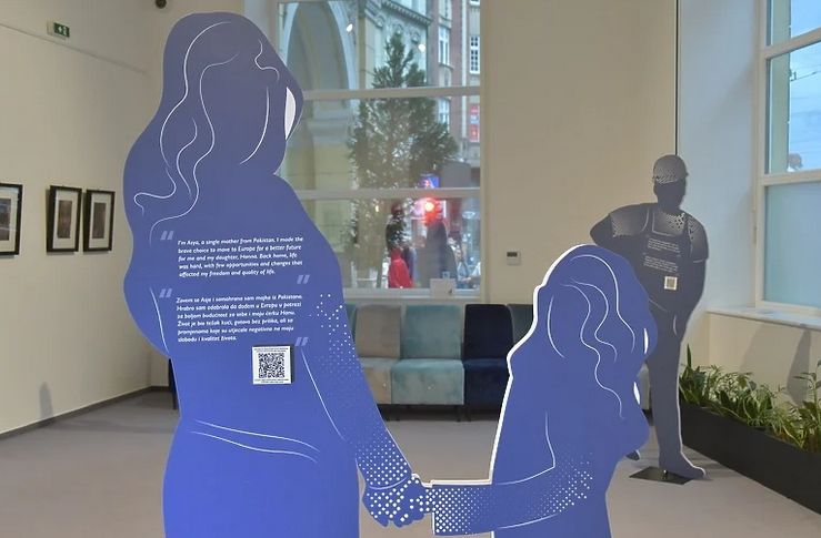 Povodom otvaranja, prisutnima se obratila aura Lungarotti, šefica Misije IOM BiH i regionalna koordinatorica za Zapadni Balkan