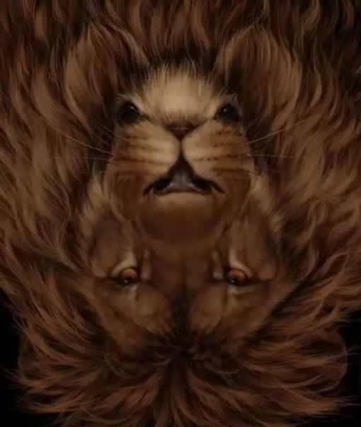 Svako vidi lava, ali samo oni sa visokim IQ mogu uočiti i drugu životinju