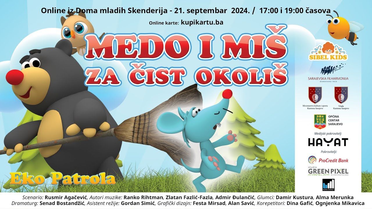 Pridružite nam se, uživajte, zabavite se s našom raspjevanom i rasplesanom družinom i postanite član vrijedne ekopatrole