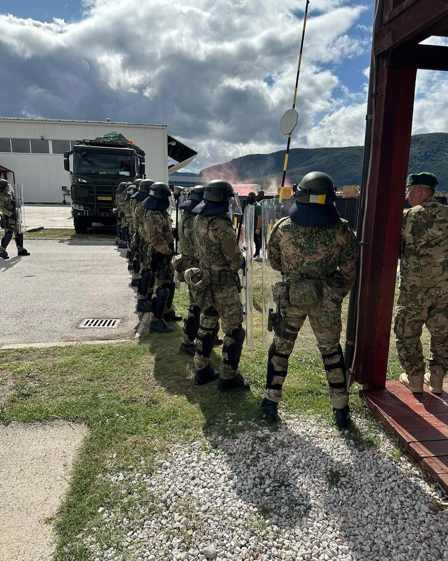 Na poziv komandanta EUFOR-a, generalmajora Lászlóa Sticza, prisustvovao je danas  svečanoj ceremoniji 