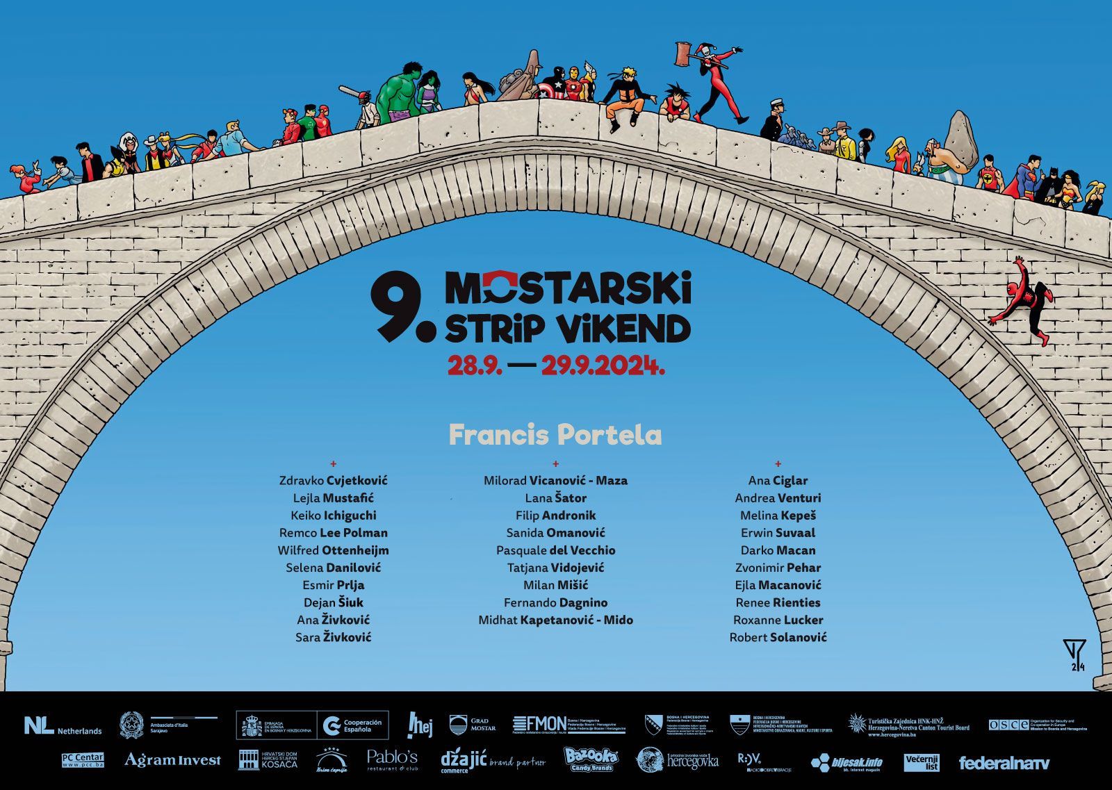 9. Mostarski strip vikend: Bogat program i 30 gostiju iz raznih dijelova svijeta