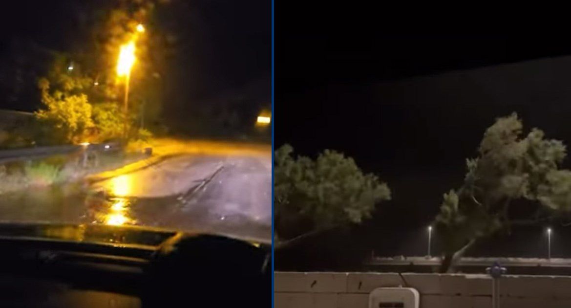 Na određenom području je bilo i leda, a temperature su značajno pale.