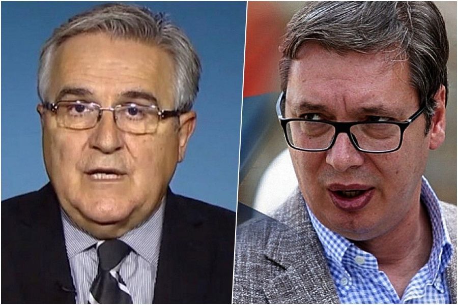 Svi su čuli i kratku, ali poučnu, priču o Slobodanu Miloševiću čiji je ministar bio Aleksandar Vučić, koji danas govori na istom skupu, naveo je Puljić