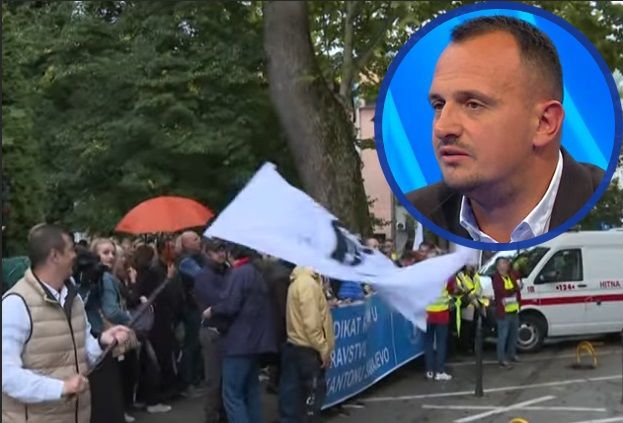 Dobili smo jučer zaključak Vlade i uklonili smo šator ispred zgrade Vlade KS, rekao nam je Sadiković