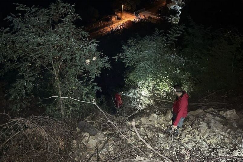 Dva člana tima su se odmah uputila na stazu kojom je, prema navodima, nestali ranije prolazio, a istog dana viđen je i u blizini tog područja