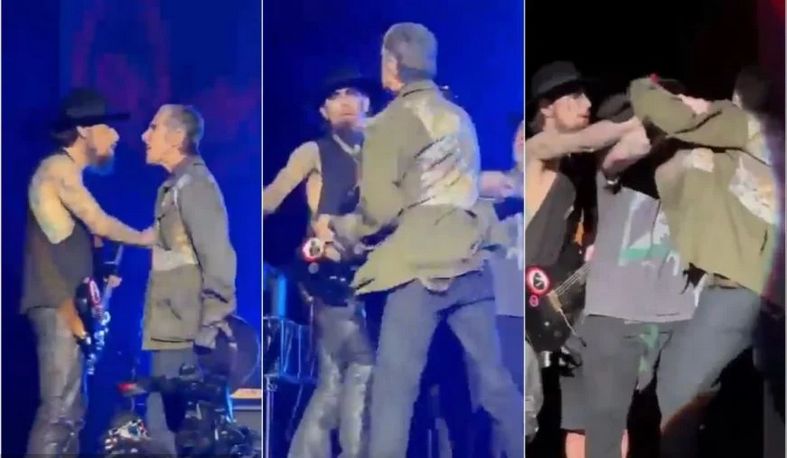 
Oni koji su bili tamo su na Twitteru podijelili da su mogli vidjeti da je bijes nastao zbog posljednjih nekoliko pjesama, posebno kada su izvodili svoj hit Mountain Song