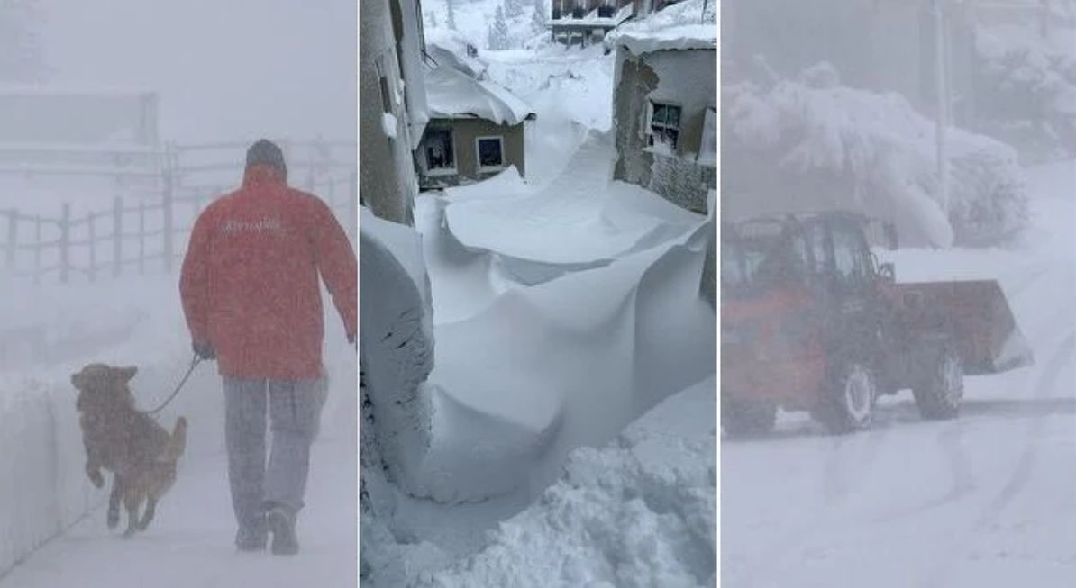 Kao u decembru: Nevjerovatni prizori iz Austrije, pao snijeg do pojasa