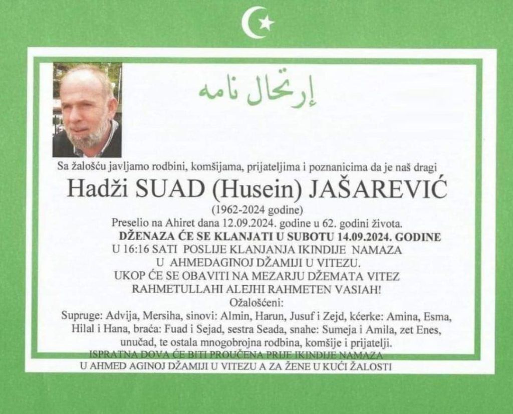 Preminuo Suad Jašarević, vlasnik jedne od najstarijih bh. firmi za proizvodnju namještaja