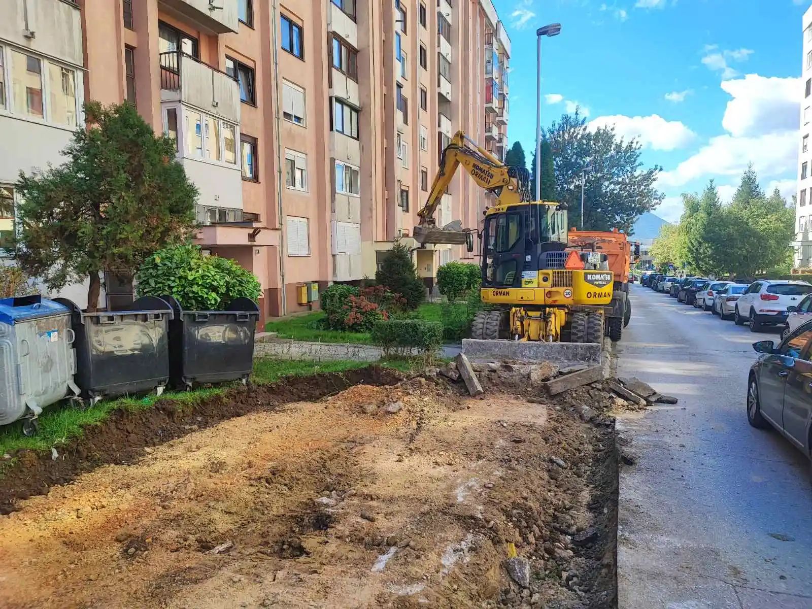 MZ 'Olimpijsko Selo': Rekonstrukcija trotoara i prilaza objektima u Olimipijskoj ulici