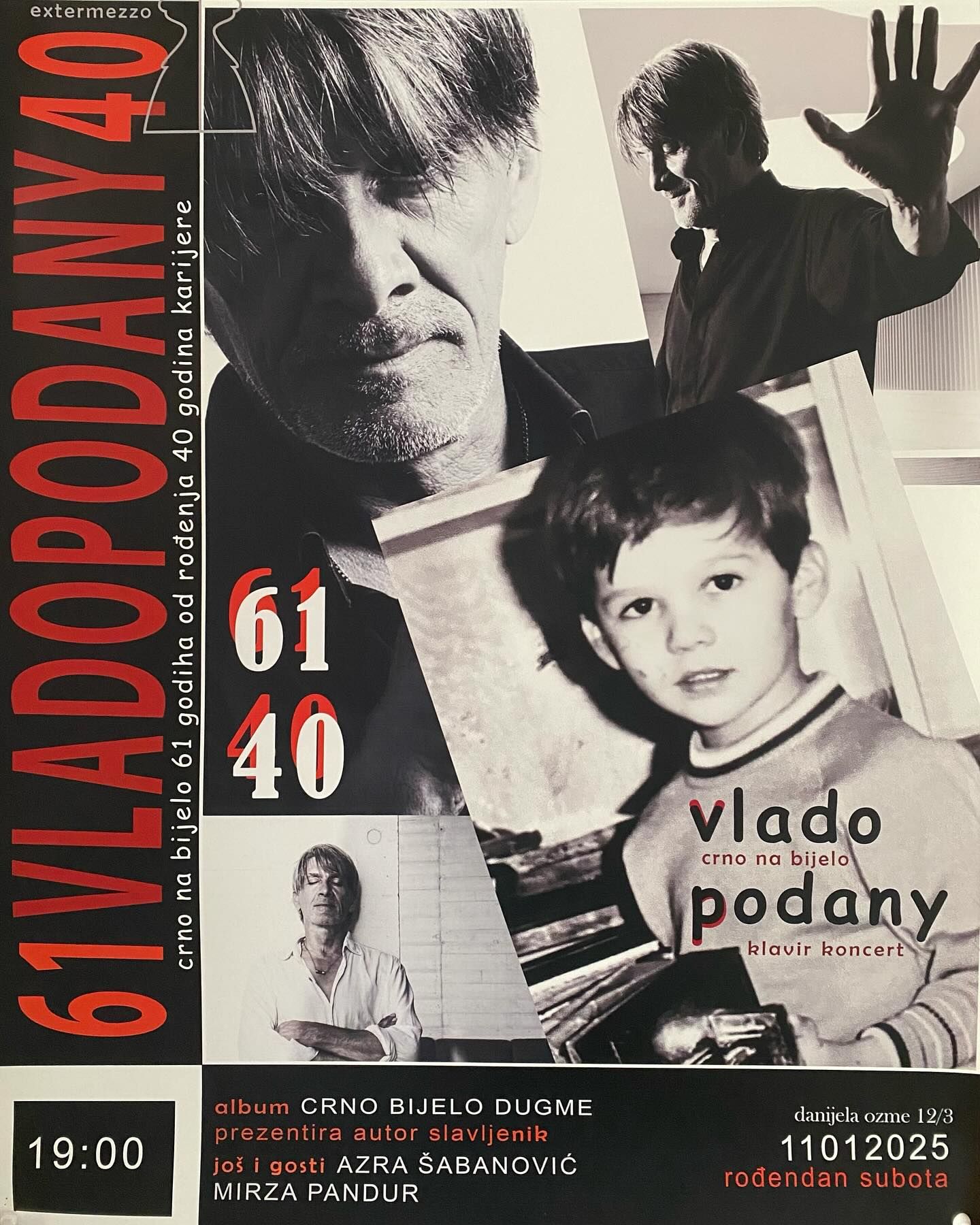 Vlado Podany obilježava 40 godina karijere: Emocija me vukla da se vratim u Sarajevo