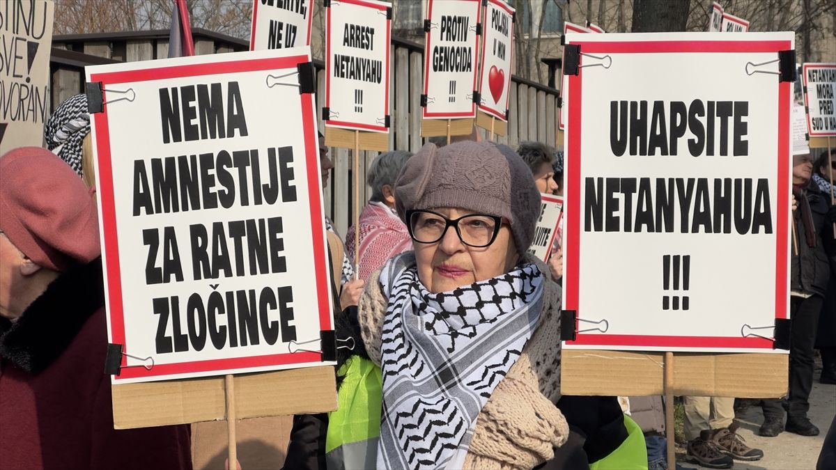 Sarajlije na protestu tražile hapšenje Netanyahua u Poljskoj