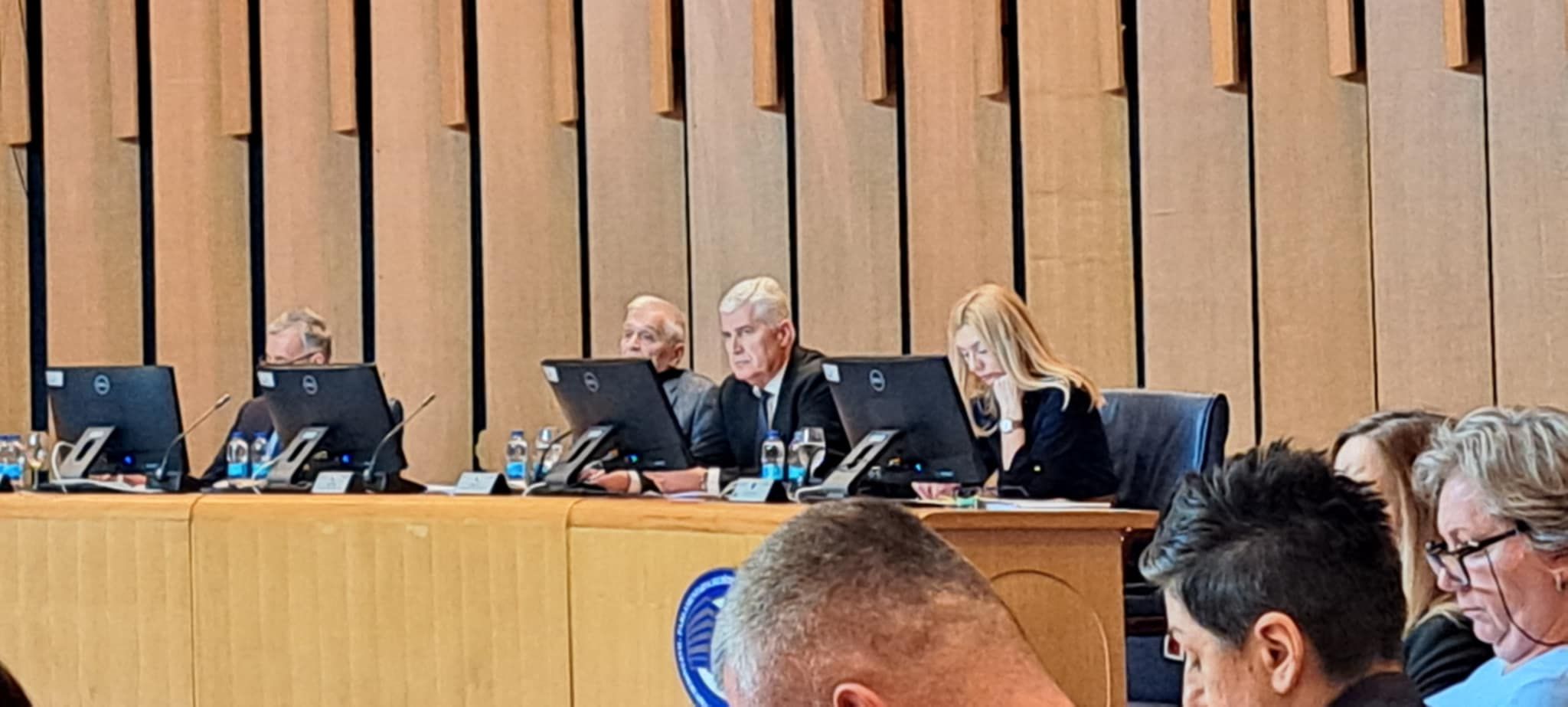 - Molim vas pokažite mi član poslovnika u kojem se kaže da nam možete uskratiti raspravu o dnevnom redu, upitao je Vuković, što je Čović ignorirao.