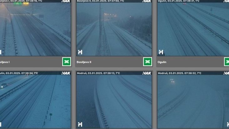 Očekuje se stvaranje snježnog pokrivača na kopnu, posebno u gorskim predjelima