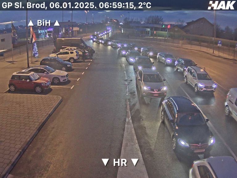 Završeni praznici: Kilometarske kolone automobila na izlazu iz Bosne i Hercegovine