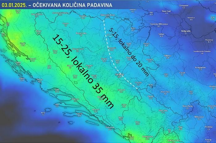 U narednim danima temperature čak i do -17: Početak sedmice donosi promjenjivo vrijeme