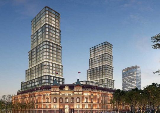 Plan uključuje izgradnju hotela sa 175 soba, poslovnih prostora i više od 1500 stambenih jedinica u tri tornja