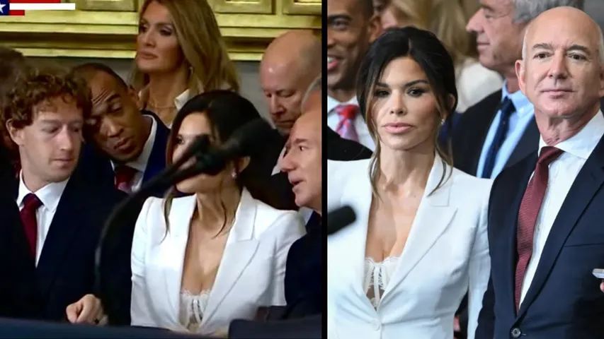 Sanchez je tog dana nosila bijeli sako ispod kojeg je provirivao čipkasti bijeli grudnjak