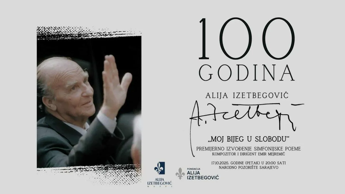 "Moj bijeg u slobodu" – simfonijska poema o životu Alije Izetbegovića koju komponuje Emir Mejremić