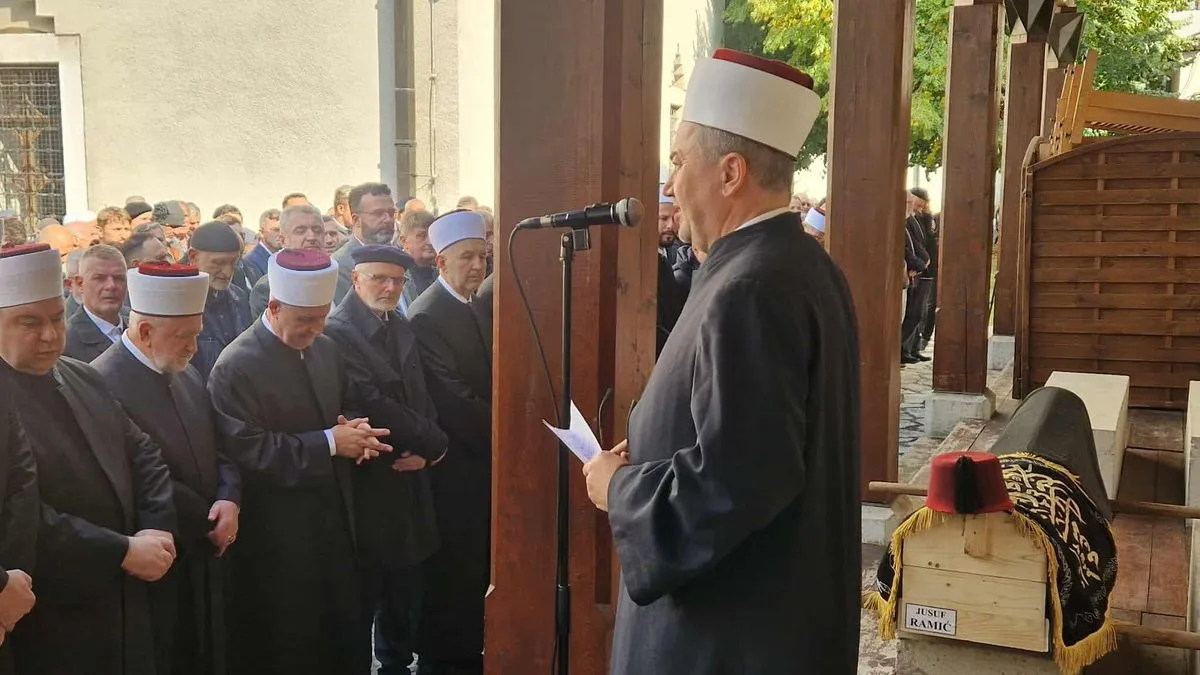 Velična čovjeka je u veličini zaostavštine koju je ostavio iza sebe, rečeno je prije klanjanja dženaze u haremu Begove džamije.