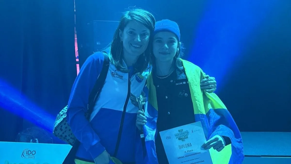 Amina Haznadarević četvrta na svjetskom prvenstvu u hip hopu