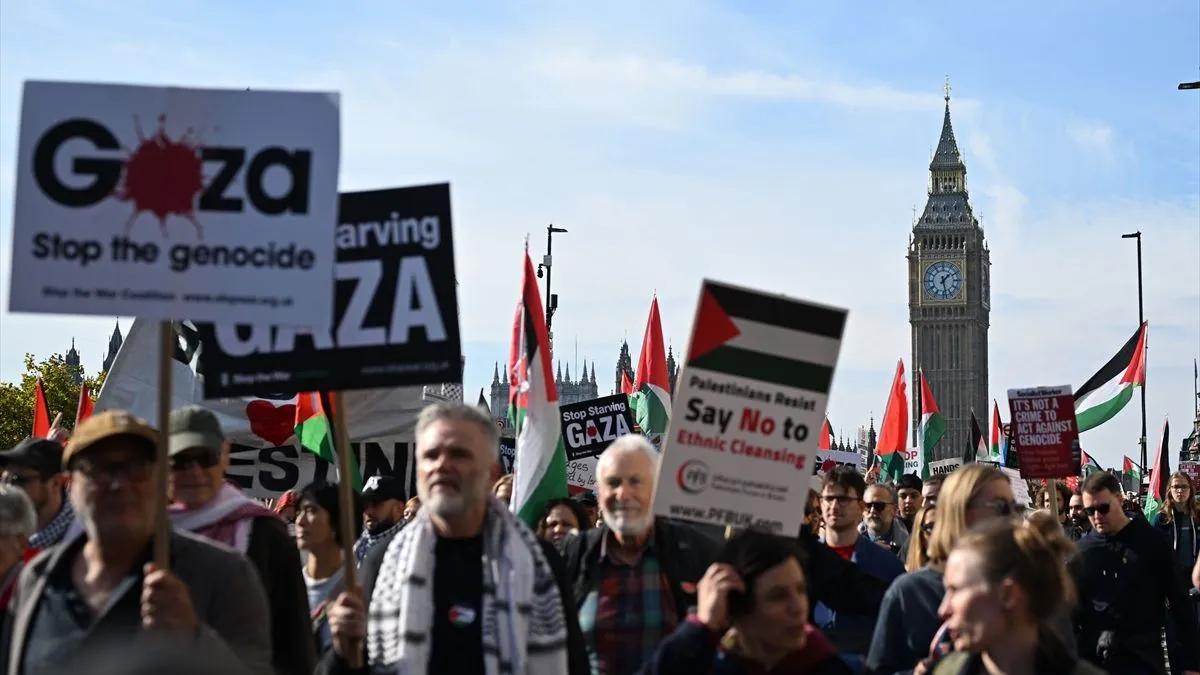 More zastava i gromoglasni povici: London poslao poruku svijetu da Palestina nije sama!