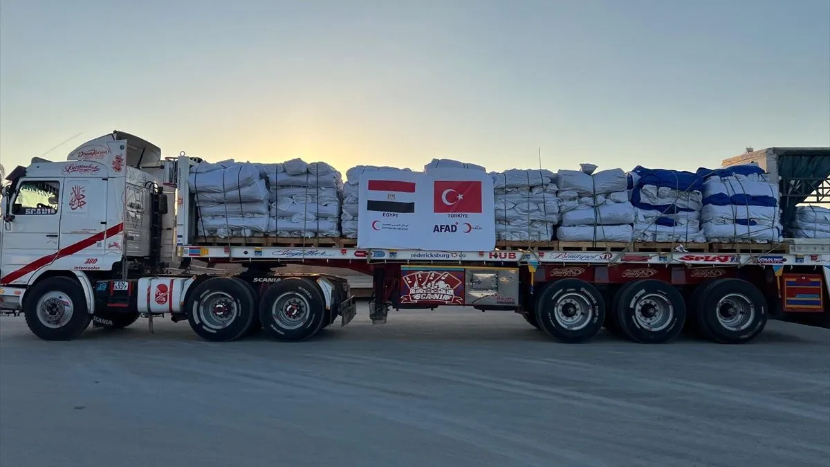 Turska šalje ogromne količine pomoći u Gazu: Humanitarni konvoji ne staju